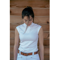 Wettkampf-Poloshirt Pénélope Seville Sand Beige Wettkampf-Poloshirt Pénélope Seville Sand Beige