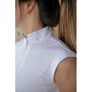 Wettkampf-Poloshirt Pénélope Seville Sand Beige Wettkampf-Poloshirt Pénélope Seville Sand Beige