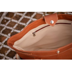 Handtasche Pénélope Maisons Laffitte Cognac Braun