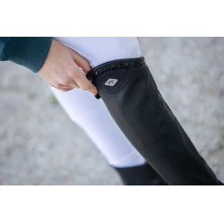 Mini-Chaps Pénélope Softy Schwarz