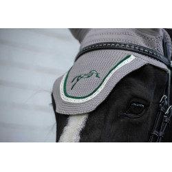 Pferdeohren Pénélope Point Sellier Hellgrau / Grün