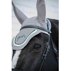 Pferdeohren Pénélope Point Sellier Hellgrau / Grün