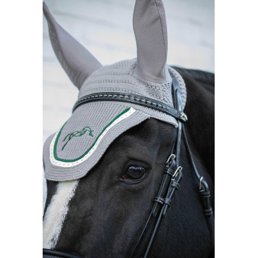 Pferdeohren Pénélope Point Sellier Hellgrau / Grün