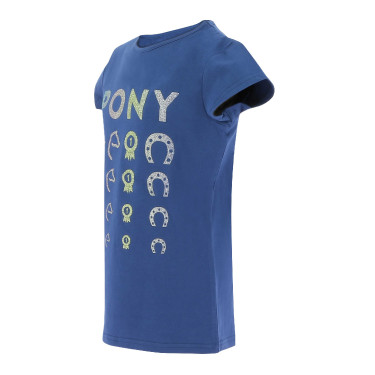 T-Shirt Equithème Lise Marineblau