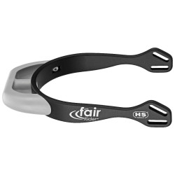 Sprenger FairRider flache Sporen Schwarz / Silber