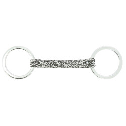 Gebiss 2 Ringe Feeling Jumpe AluPro Aluminium Silber