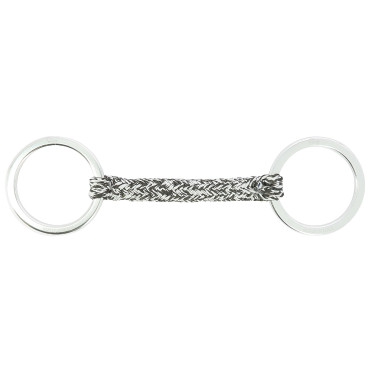 Gebiss 2 Ringe Feeling Jumpe AluPro Aluminium Silber