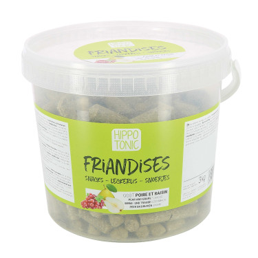 Doces para cavalos sabor pera e uva Hippotonic