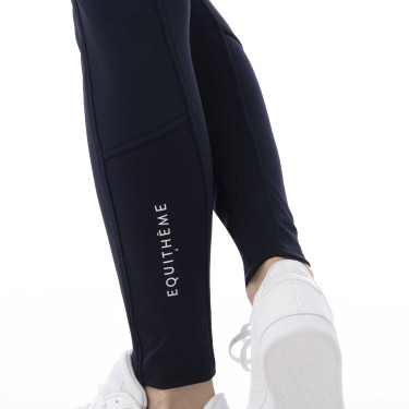 Softshell-Reithose Equitheme Kitzbuhl mit Silikon-Vollbesatz Marineblau