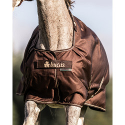 Bucas Irish Turnout 300 g Decke mit Halsteil Espresso Braun Bucas Irish Turnout 300 g Decke mit Halsteil Espresso Braun