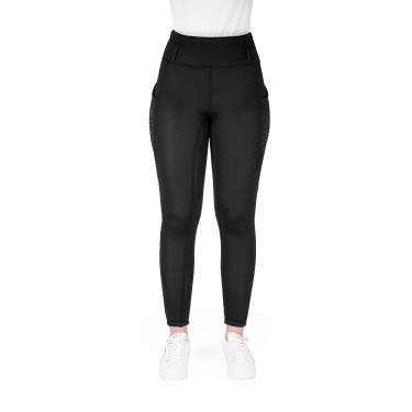 Leggings Equithème Neva Damen “Je t’aime” Schwarz