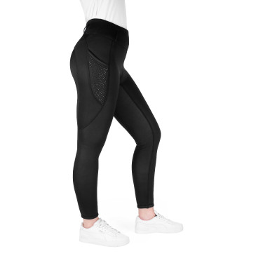 Leggings Equithème Neva Damen “Je t’aime” Schwarz