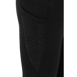 Leggings Equithème Neva Damen “Je t’aime” Schwarz