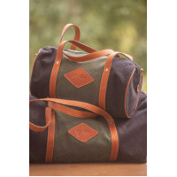 Pénélope Canvas Bowl Tasche Schwarz / Altrosa Pénélope Canvas Bowl Tasche Schwarz / Altrosa