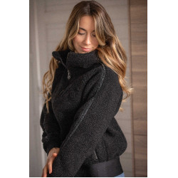 Damen-Sweatshirt Pénélope Miwi Schwarz Damen-Sweatshirt Pénélope Miwi Schwarz