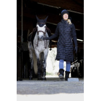 Lange, nahtlose, gesteppte Jacke Je t’aime Equithème Navina Damen Schwarz Lange, nahtlose, gesteppte Jacke Je t’aime Equithème Navina Damen Schwarz