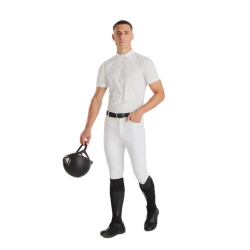 Reithose X-perform Iconic Horse Pilot Herren Weiß Weiß