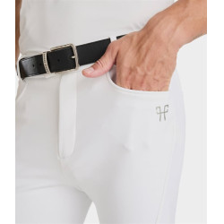 Reithose X-perform Iconic Horse Pilot Herren Weiß Weiß