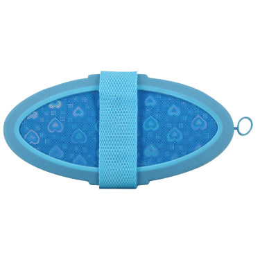 Weiche Bürste Hippotonic Glossy Heart Blau Weiche Bürste Hippotonic Glossy Heart Blau