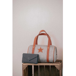 Pénélope Nina Bowl Tasche grau kleines Modell