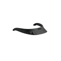 Visier für Reithelm Naca Mattschwarz Onyx / Schwarz