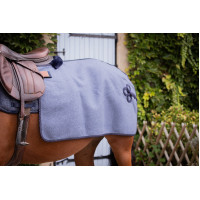 Abschwitzdecke Quarter Paddock Sports Wooltouch Meliertes Blau