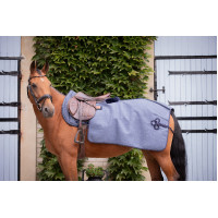 Abschwitzdecke Quarter Paddock Sports Wooltouch Meliertes Blau Abschwitzdecke Quarter Paddock Sports Wooltouch Meliertes Blau