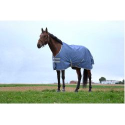 Equithème Tyrex 600D recycelte Decke Marineblau