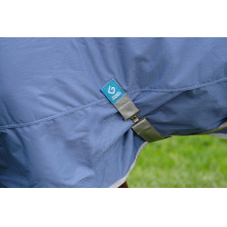 Equithème Tyrex 600D recycelte Decke Marineblau