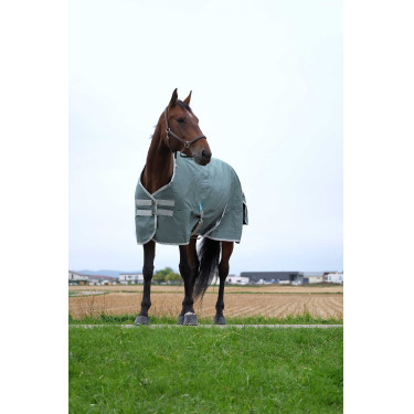 Equithème Tyrex 600D recycelte Decke Grün Grün Equithème Tyrex 600D recycelte Decke Grün Grün