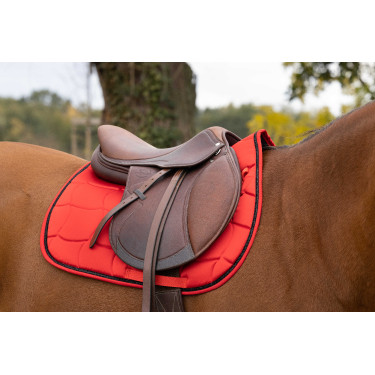 Satteldecke Equithème Satin Rot Satteldecke Equithème Satin Rot