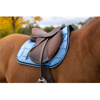 Satteldecke Equithème Satin Himmelblau