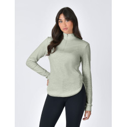 Polo Weatherbeeta Langarm London Oliv meliert Polo Weatherbeeta Langarm London Oliv meliert