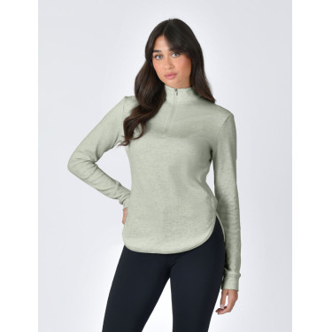 Polo Weatherbeeta Langarm London Oliv meliert Polo Weatherbeeta Langarm London Oliv meliert