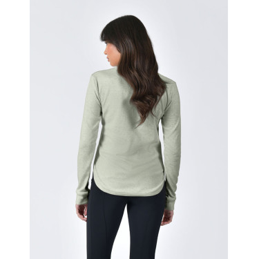 Polo Weatherbeeta Langarm London Oliv meliert Polo Weatherbeeta Langarm London Oliv meliert