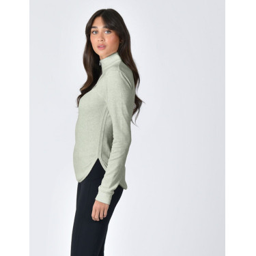 Polo Weatherbeeta Langarm London Oliv meliert Polo Weatherbeeta Langarm London Oliv meliert