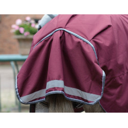 Weatherbeeta ComFiTec Plus Dynamic II Combo Neck Medium Lite Decke Bordeaux / Grau / Weiß Weatherbeeta ComFiTec Plus Dynamic II Combo Neck Medium Lite Decke Bordeaux / Grau / Weiß