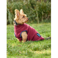 Hundedecke Weatherbeeta Fleece ComFiTec Marineblau / Rot