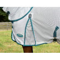 Weatherbeeta Combo ComFiTec Zephyr Fliegendecke Silber / Blau / Zitrone Weatherbeeta Combo ComFiTec Zephyr Fliegendecke Silber / Blau / Zitrone