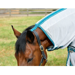 Weatherbeeta Combo ComFiTec Zephyr Fliegendecke Silber / Petrolgrün / Stone