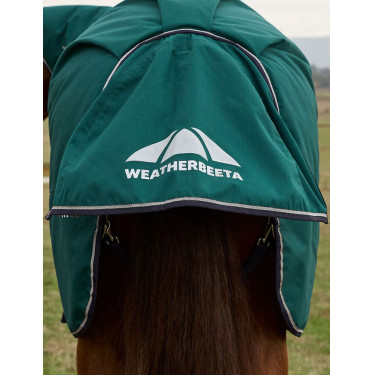 Weatherbeeta ComFiTec Dynamic Turnout 220 g Decke mit abnehmbarem Halsteil Waldgrün / Marineblau Gr&amp;amp;amp;uuml;n