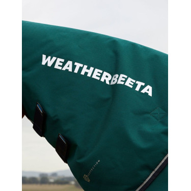 Weatherbeeta ComFiTec Dynamic Turnout 220 g Decke mit abnehmbarem Halsteil Waldgrün / Marineblau Gr&amp;amp;amp;uuml;n