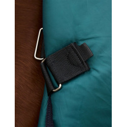 Weatherbeeta ComFiTec Dynamic Turnout 220 g Decke mit abnehmbarem Halsteil Waldgrün / Marineblau Gr&amp;amp;amp;uuml;n