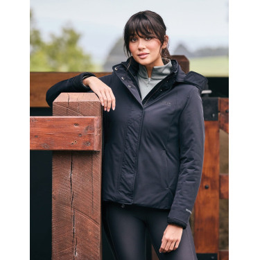 Weatherbeeta Protect Jacke mit Stehkragen Schwarz Weatherbeeta Protect Jacke mit Stehkragen Schwarz