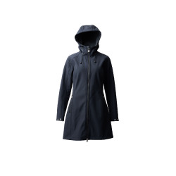 Lange beheizbare Winterjacke Jadine Horze Marine Marineblau Lange beheizbare Winterjacke Jadine Horze Marine Marineblau