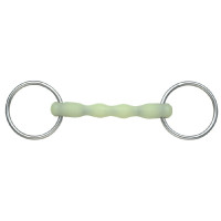 Gerades Ringgebiss aus Apfelgeschmack-Resin Equikind Shires Gerades Ringgebiss aus Apfelgeschmack-Resin Equikind Shires