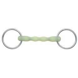 Gerades Ringgebiss aus Apfelgeschmack-Resin Equikind Shires