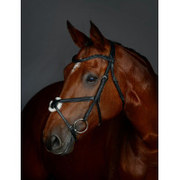 Collegiate ComFiTec Opulux gepolsterte Trensenzaum mit mexikanischem Reithalfter Schwarz Collegiate ComFiTec Opulux gepolsterte Trensenzaum mit mexikanischem Reithalfter Schwarz