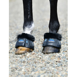 Weatherbeeta Tough-Tec Prime Gummiglocken mit Fleecefutter Schwarz / schwarz