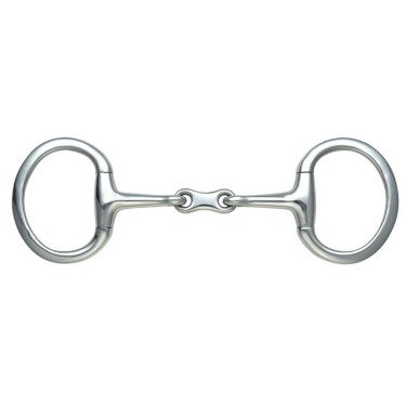 Shires Olivenkopfgebiss mit doppelter Unterbrechung Edelstahl Shires Olivenkopfgebiss mit doppelter Unterbrechung Edelstahl